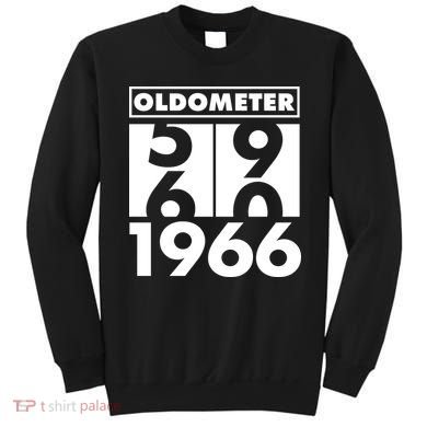 60th Birthday Oldometer 1966 Sweatshirt