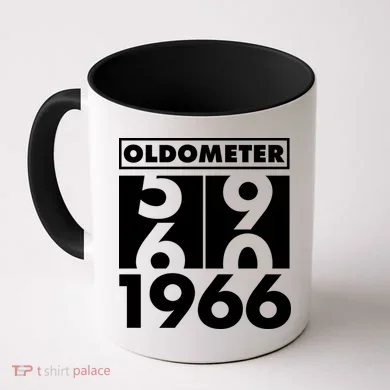 60th Birthday Oldometer 1966 Coffee Mug