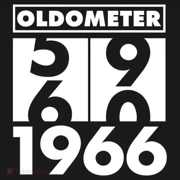 60th Birthday Oldometer 1966 Toddler Hoodie