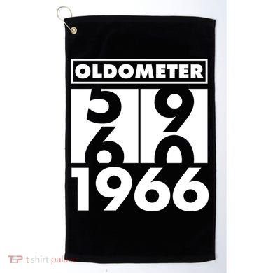 60th Birthday Oldometer 1966 Golf Towel