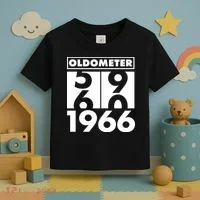 60th Birthday Oldometer 1966 Toddler T-Shirt thumb 3