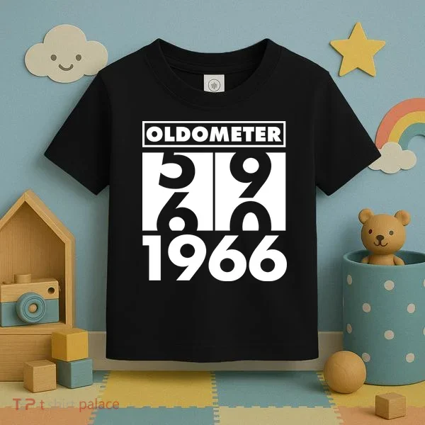 60th Birthday Oldometer 1966 Toddler T-Shirt