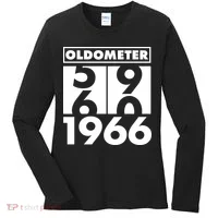 60th Birthday Oldometer 1966 Women's Long Sleeve Shirt thumb 0