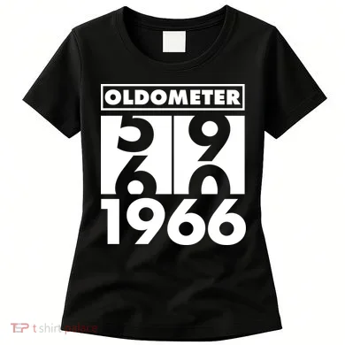 60th Birthday Oldometer 1966 Women's T-Shirt
