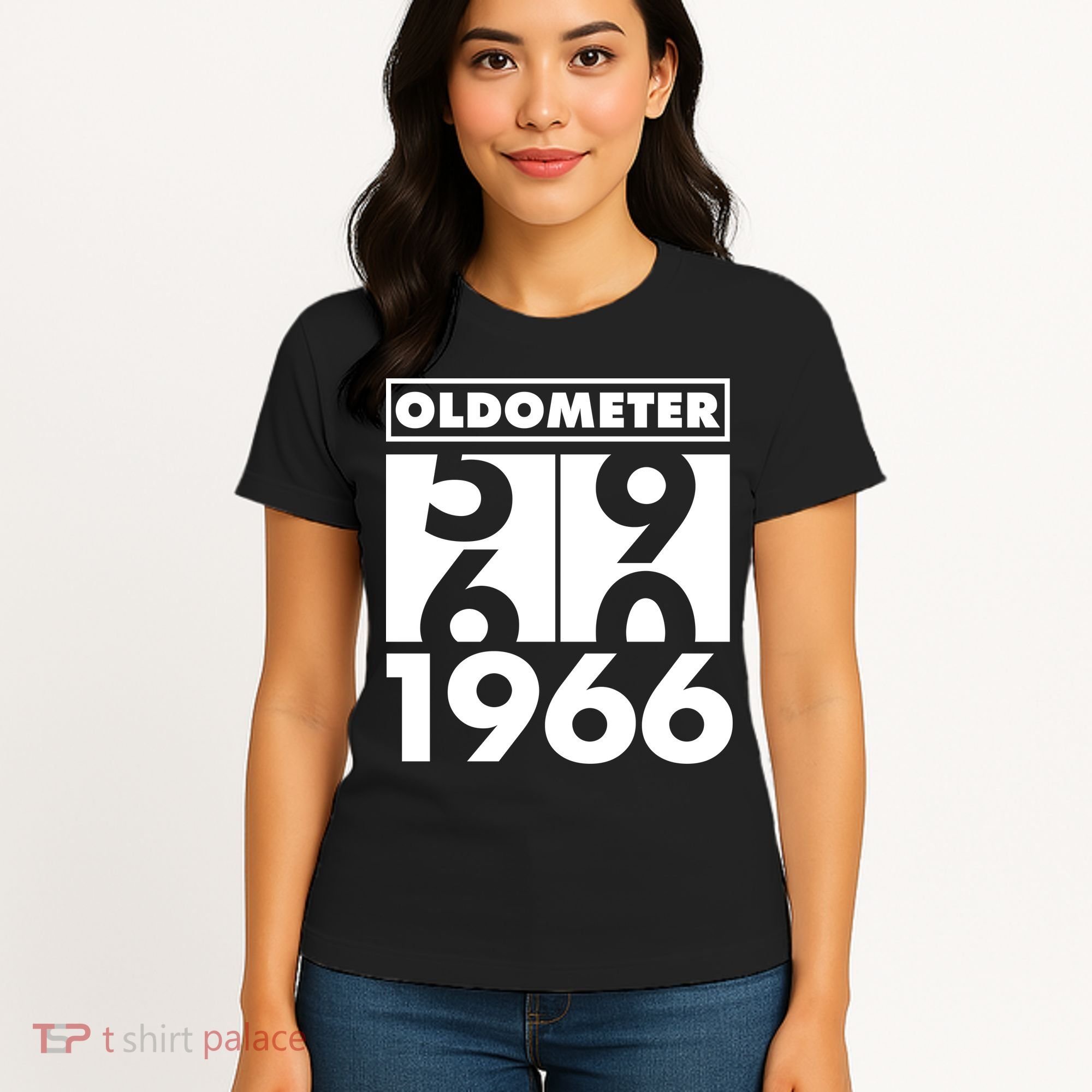60th Birthday Oldometer 1966 Women's T-Shirt