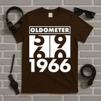 60th Birthday Oldometer 1966 T-Shirt thumb 5