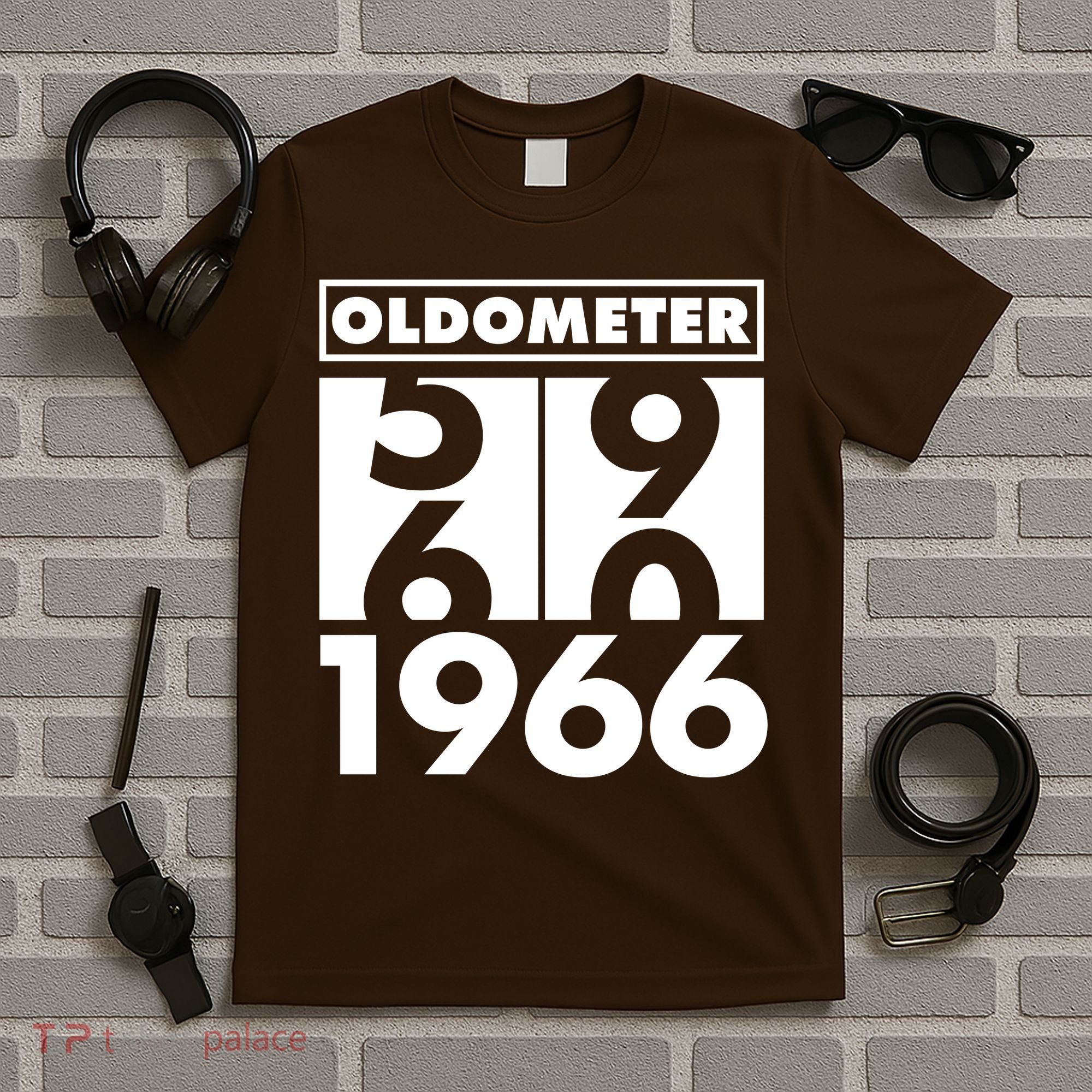 60th Birthday Oldometer 1966 T-Shirt