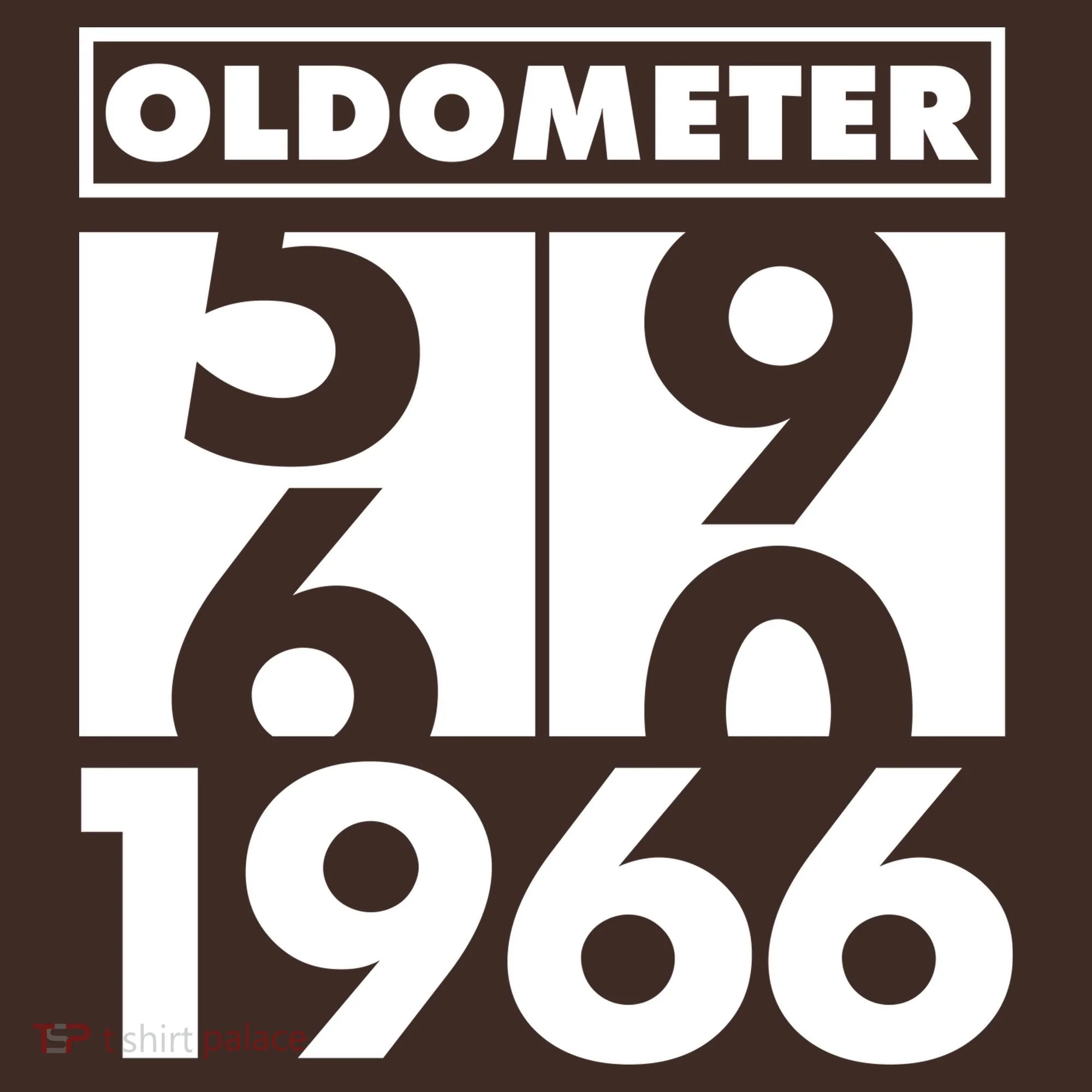 60th Birthday Oldometer 1966 Mousepad
