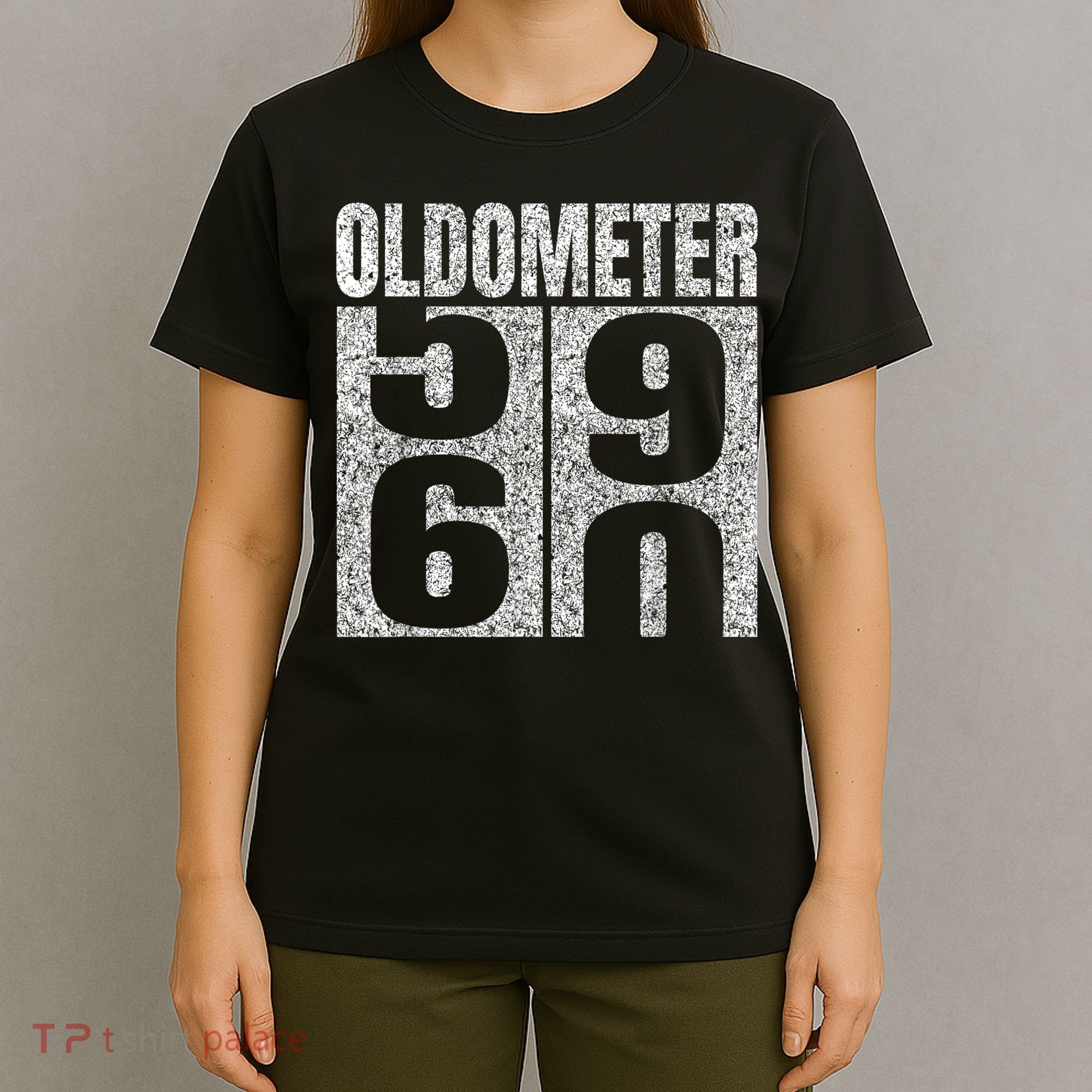 60th Birthday Oldometer 59-60 Vintage Funny Gifts M.e.n WoM.e.n T-Shirt