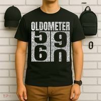 60th Birthday Oldometer 59-60 Vintage Funny Gifts M.e.n WoM.e.n T-Shirt thumb 6