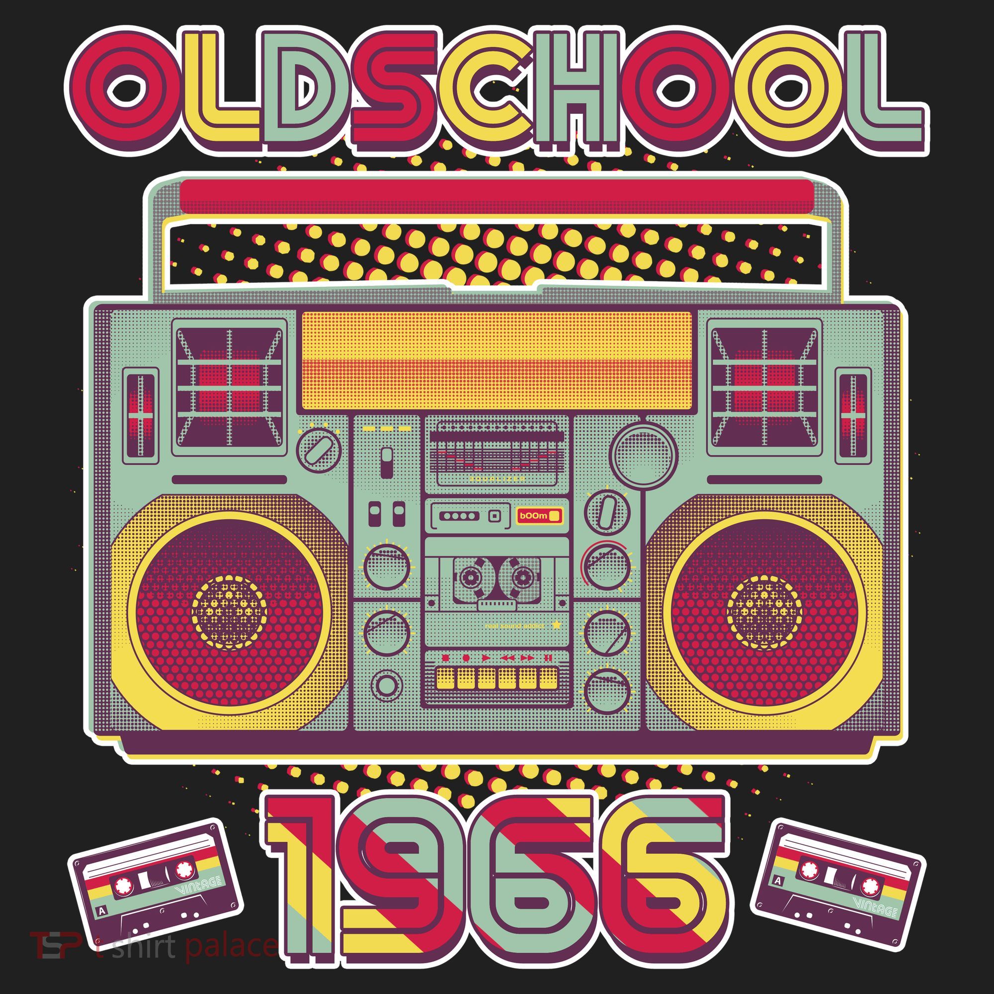 60th Birthday Oldschool Boombox 1966 Beanie
