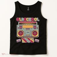 60th Birthday Oldschool Boombox 1966 Tank Top thumb 2