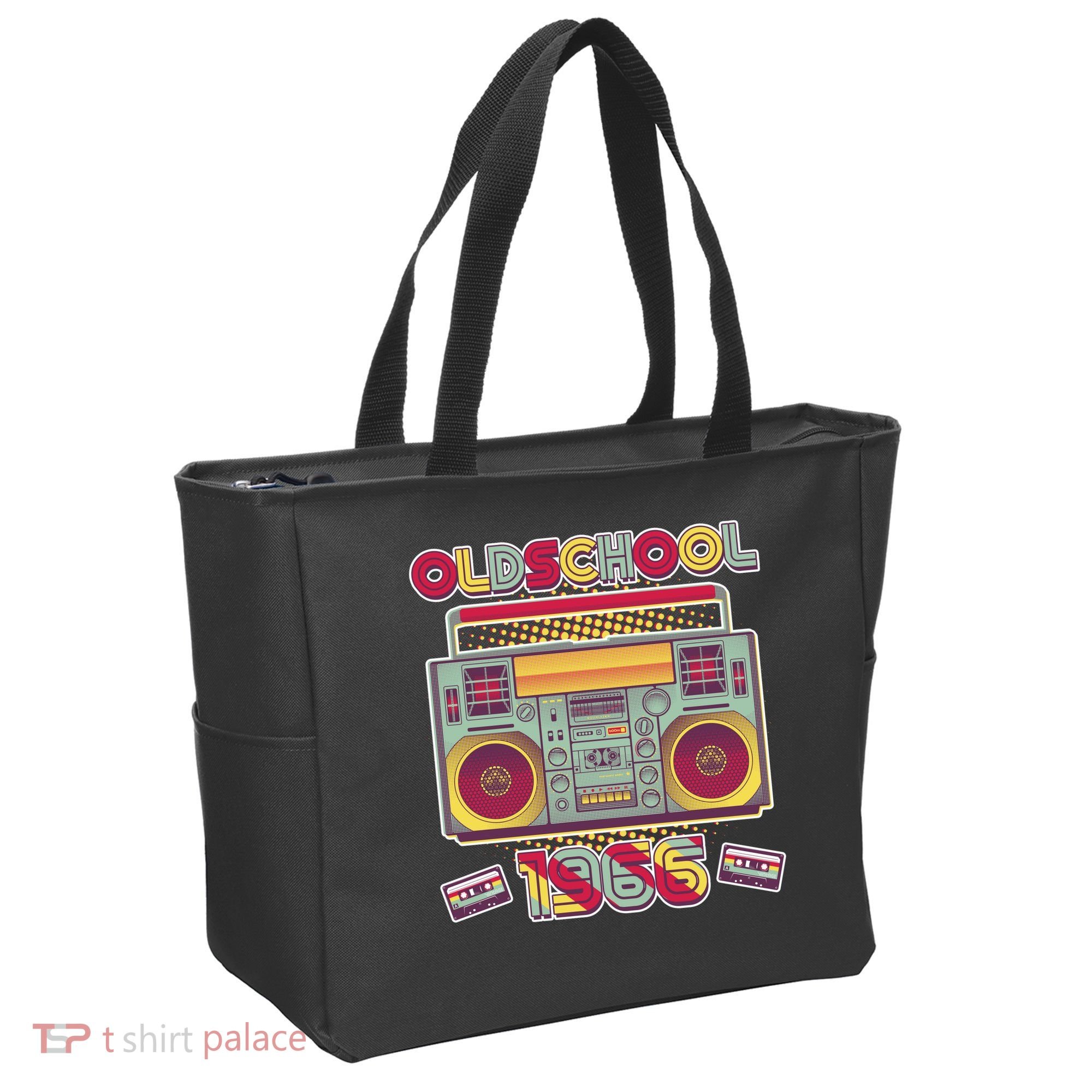60th Birthday Oldschool Boombox 1966 Tote Bag