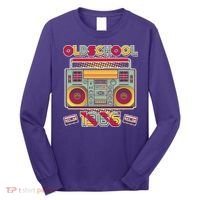 60th Birthday Oldschool Boombox 1966 Long Sleeve Shirt thumb 0