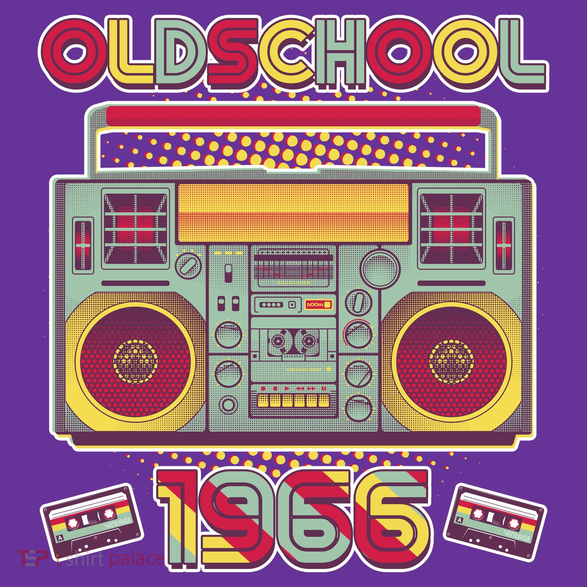 60th Birthday Oldschool Boombox 1966 Sweatshirt