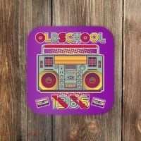 60th Birthday Oldschool Boombox 1966 Coaster thumb 0