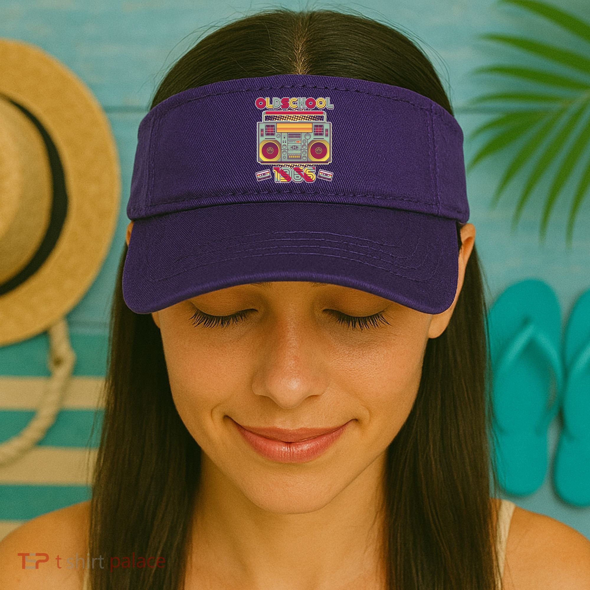60th Birthday Oldschool Boombox 1966 Visor