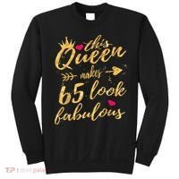 65th Birthday Party Gifts 65 Year Old Wo Queen Sweatshirt thumb 0