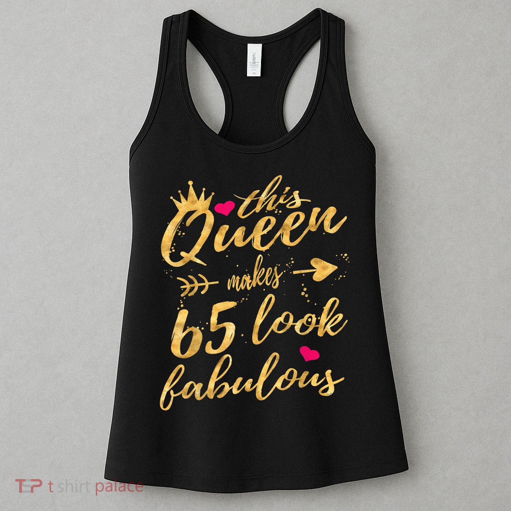 65th Birthday Party Gifts 65 Year Old Wo Queen Women's Tank Top