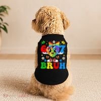 67 Bruh Puzzle Heart Autism Awareness Doggie Tank thumb 2