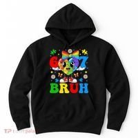 67 Bruh Puzzle Heart Autism Awareness Hoodie thumb 0