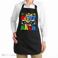 67 Bruh Puzzle Heart Autism Awareness Apron thumb 2
