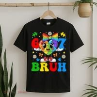 67 Bruh Puzzle Heart Autism Awareness T-Shirt thumb 2