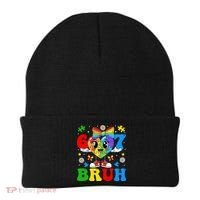67 Bruh Puzzle Heart Autism Awareness Beanie thumb 0