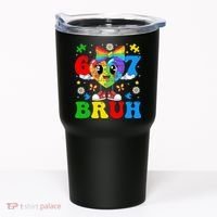 67 Bruh Puzzle Heart Autism Awareness Tumbler thumb 0