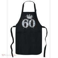 60th Birthday Queen Wo diamond crown 60 Year Old Gifts Apron thumb 0