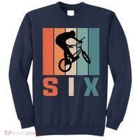6th Birthday Retro Bmx Bicycle Bike Boy 6 Years Old Sweatshirt thumb 0