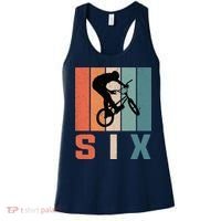 6th Birthday Retro Bmx Bicycle Bike Boy 6 Years Old Women's Tank Top thumb 0