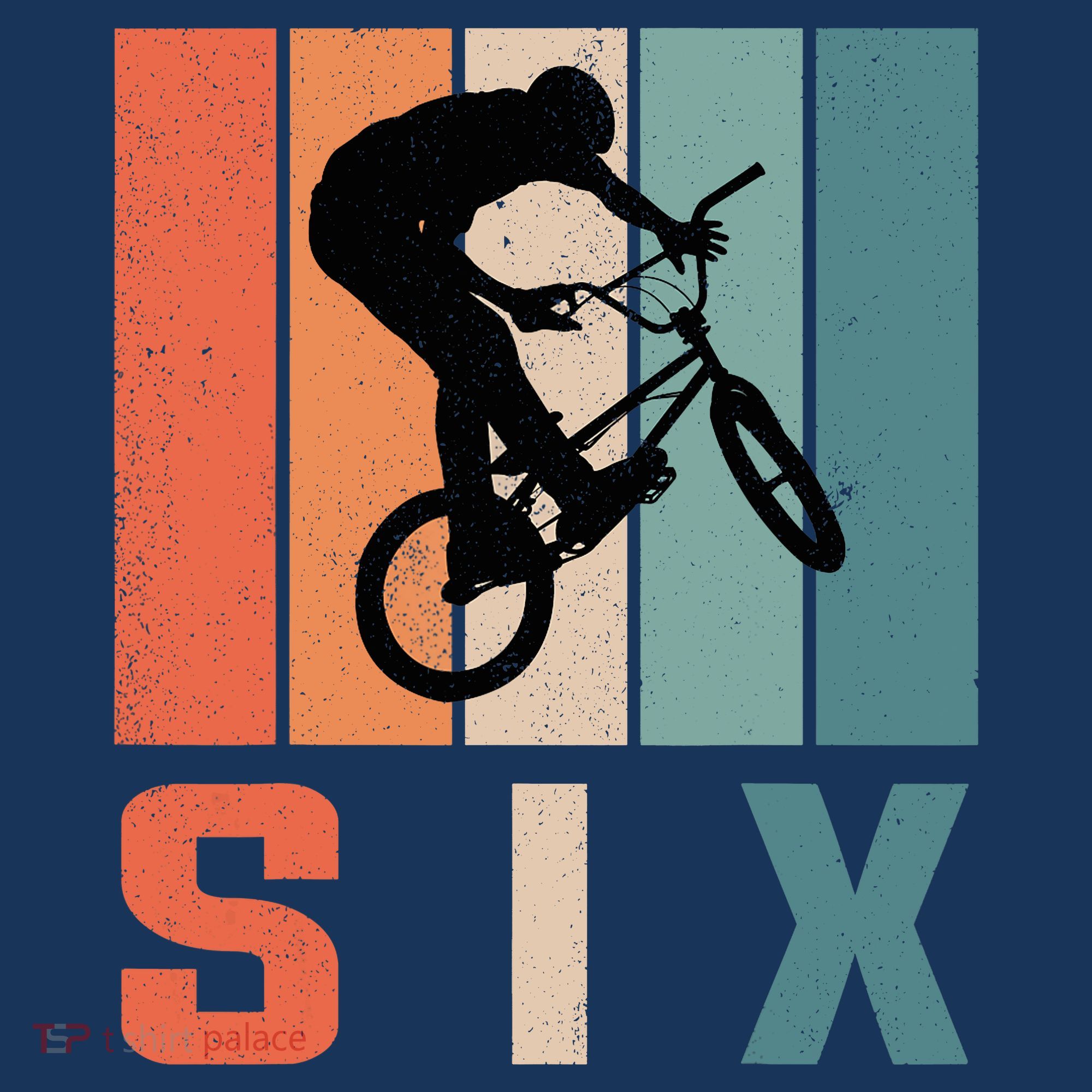 6th Birthday Retro Bmx Bicycle Bike Boy 6 Years Old Women's Tank Top