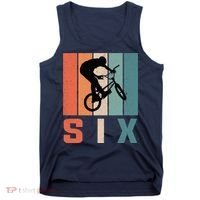 6th Birthday Retro Bmx Bicycle Bike Boy 6 Years Old Tank Top thumb 0