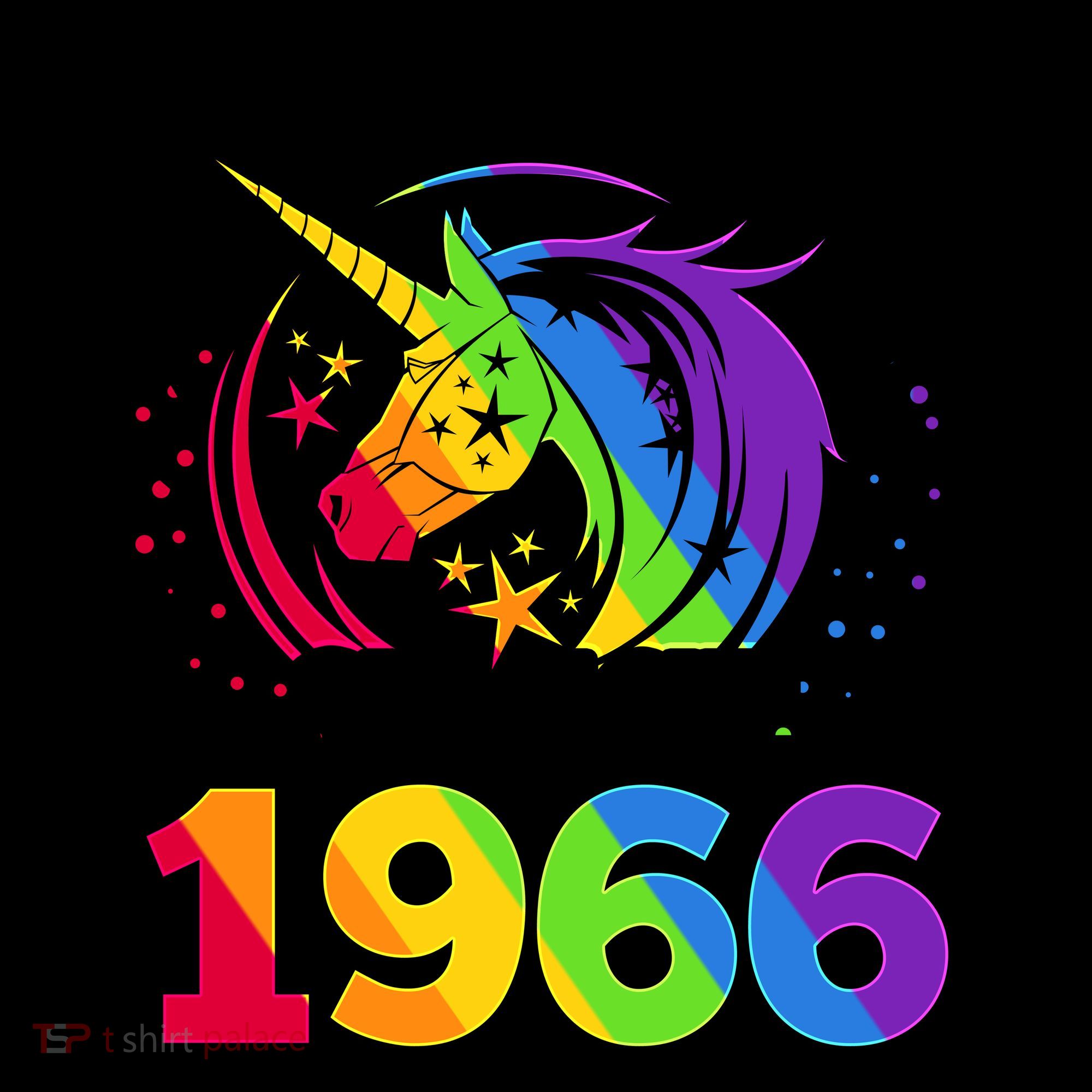 60th Birthday Rainbow Unicorn Awesome Since 1966 Coffee Mug