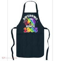 60th Birthday Rainbow Unicorn Awesome Since 1966 Apron thumb 0