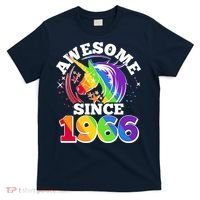60th Birthday Rainbow Unicorn Awesome Since 1966 T-Shirt thumb 0