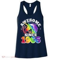 60th Birthday Rainbow Unicorn Awesome Since 1966 Women's Tank Top thumb 0