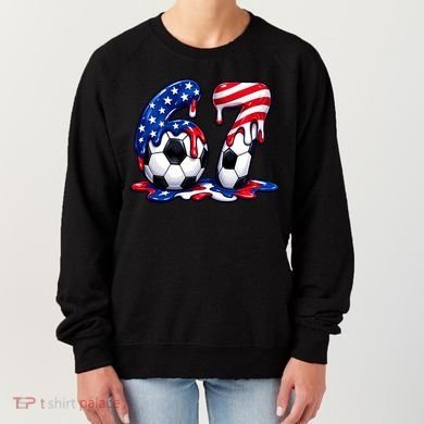 67th Birthday Soccer 6-7 Meme Six Seven Women's Sweatshirt