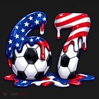 67th Birthday Soccer 6-7 Meme Six Seven Hoodie thumb 7
