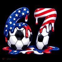 67th Birthday Soccer 6-7 Meme Six Seven Women's Hoodie thumb 2