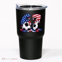 67th Birthday Soccer 6-7 Meme Six Seven Tumbler thumb 0