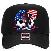 67th Birthday Soccer 6-7 Meme Six Seven Hat thumb 0