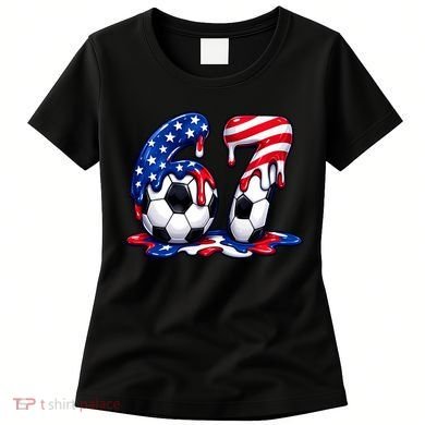 67th Birthday Soccer 6-7 Meme Six Seven Women's T-Shirt