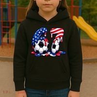 67th Birthday Soccer 6-7 Meme Six Seven Kids Hoodie thumb 3