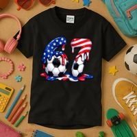 67th Birthday Soccer 6-7 Meme Six Seven Kids T-Shirt thumb 3