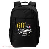 60th Birthday Squad 60 Party Crew Group Friends BDay Gift Backpack thumb 0