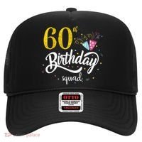 60th Birthday Squad 60 Party Crew Group Friends BDay Gift Hat thumb 0