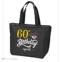 60th Birthday Squad 60 Party Crew Group Friends BDay Gift Tote Bag thumb 3
