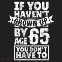 65th Birthday Saying - Hilarious Age 65 Grow Up Fun Gag Gift Beanie thumb 2